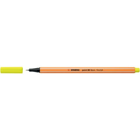 Fineliner Stabilo Point 88® 0,4 mm giallo neon 88/024